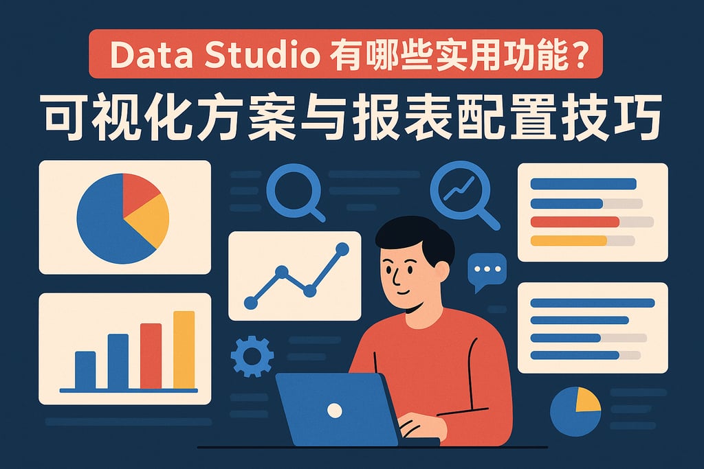 Data Studio有哪些实用功能？可视化方案与报表配置技巧